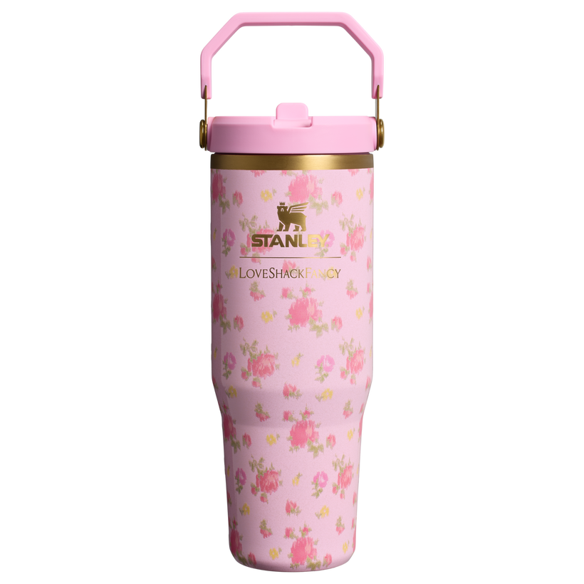 Stanley 1913 x LoveShackFancy IceFlow™ Flip Straw Tumbler - Bold Morning Refresh