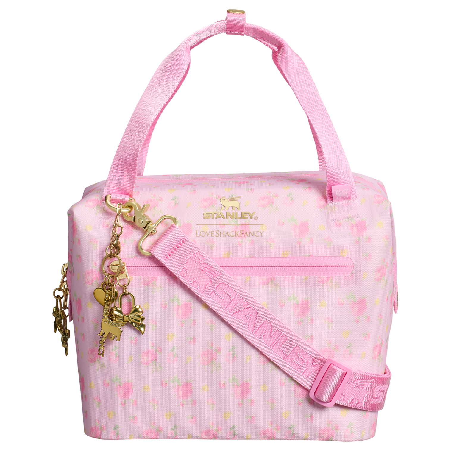 Stanley LoveShackFancy 7.4 QT All Day Julienne Mini Cooler in Ibiza Sunset Pink