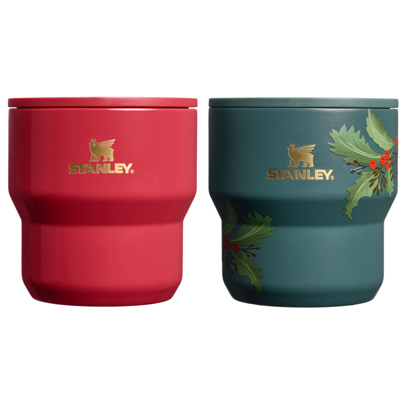 The Cheers & Cheer Stay-Hot Stacking Cup 2-Piece Set - Clubhouse Sip